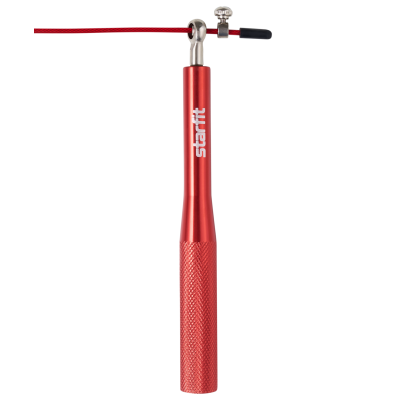 Скакалка скоростная RP-302 металл, 3 м, с подшипниками и шарнирами, красный