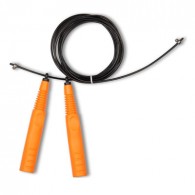 Скакалка высокооборотная Кроссфит стальной шнур в оплетке Pro Supra 2,9 м 416 2,9 м Черно-оранжевый