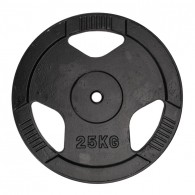 Набор чугунных дисков с 3-мя хватами Voitto 25 кг (2 шт) - d26